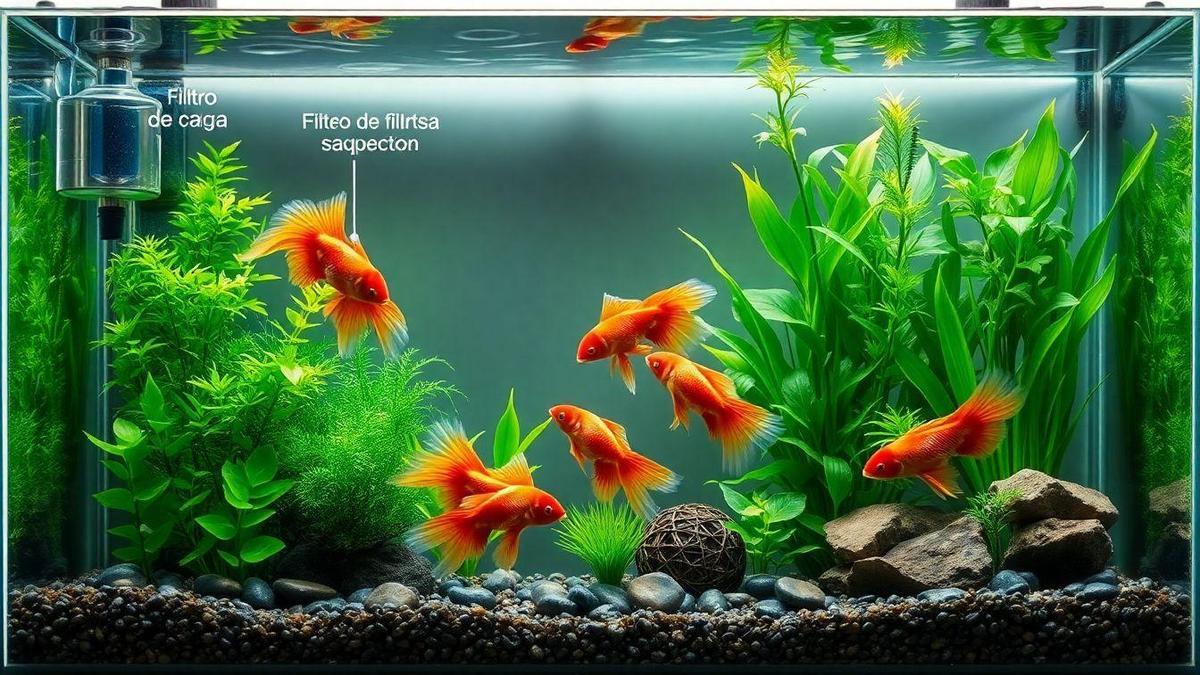Como equilibrar diferentes formas de filtragem no aquário