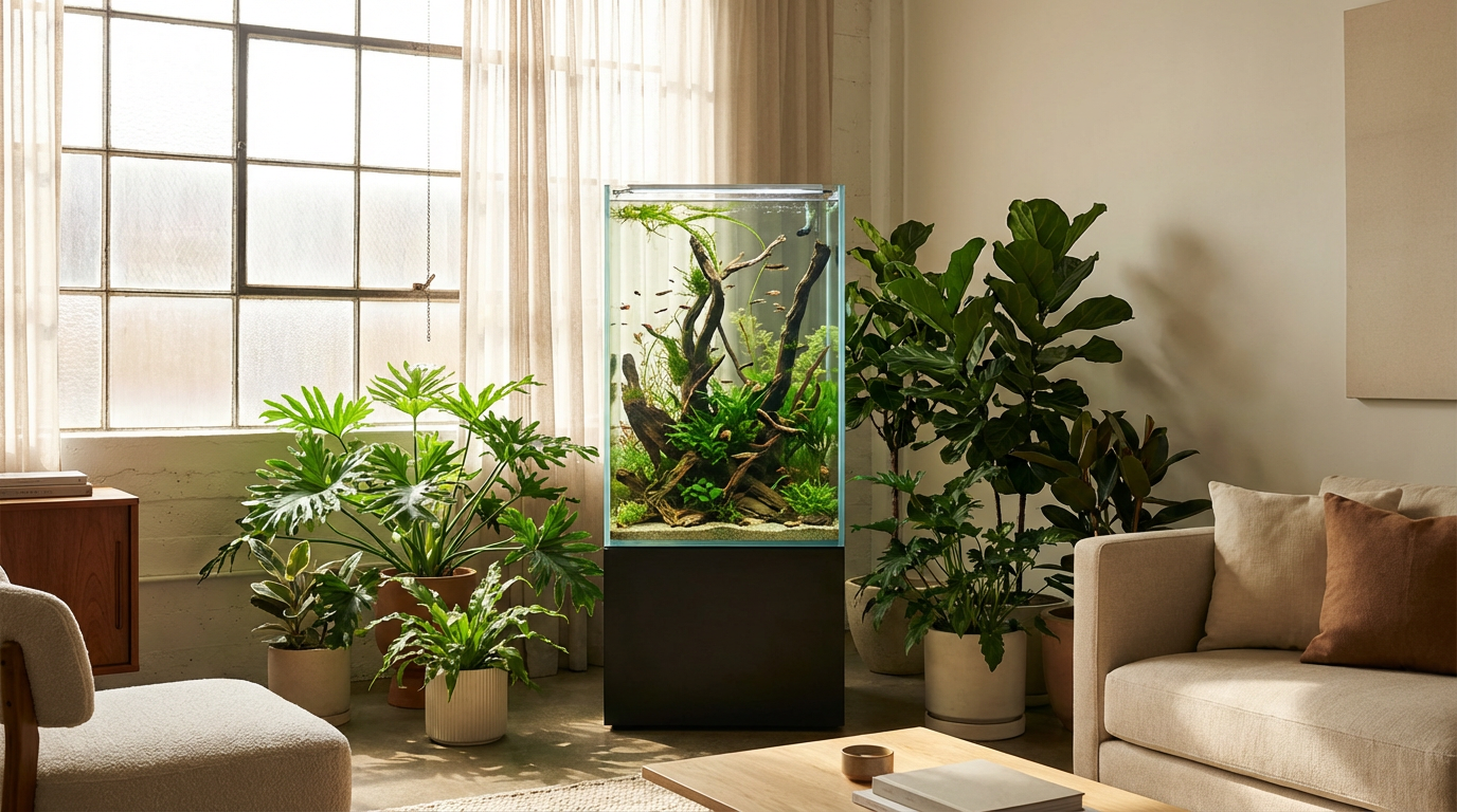 Aquários Verticais: Benefícios e Como Montar