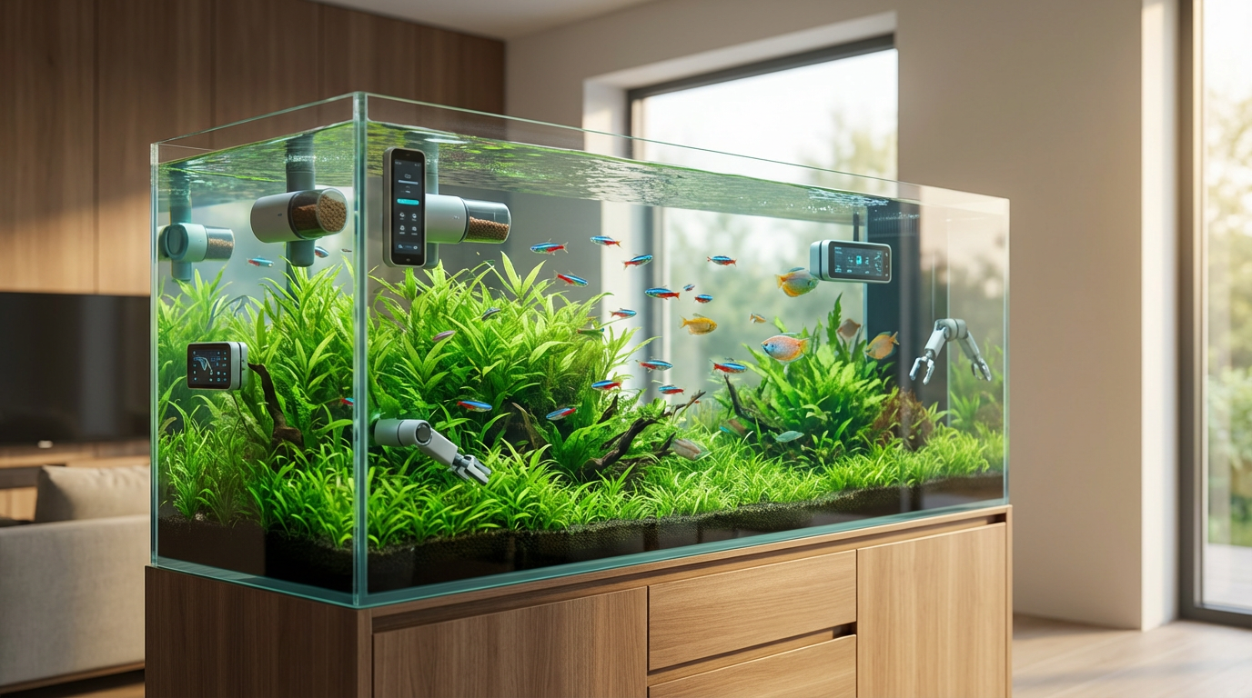 Como a Automação Pode Facilitar a Manutenção do Aquário