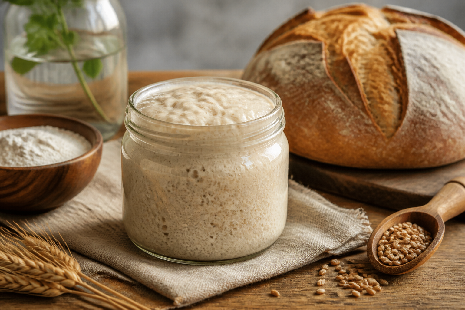 Como controlar a acidez do seu fermento natural levain