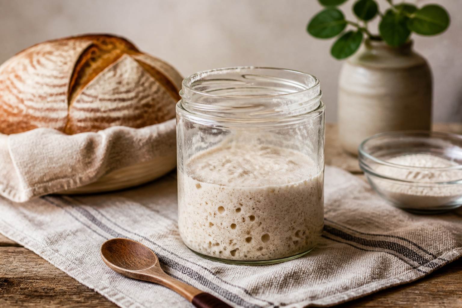 Fermento natural levain: como salvar uma muda esquecida