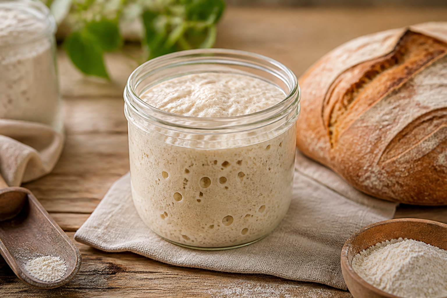 Fermento natural levain: controle a acidez e o sabor