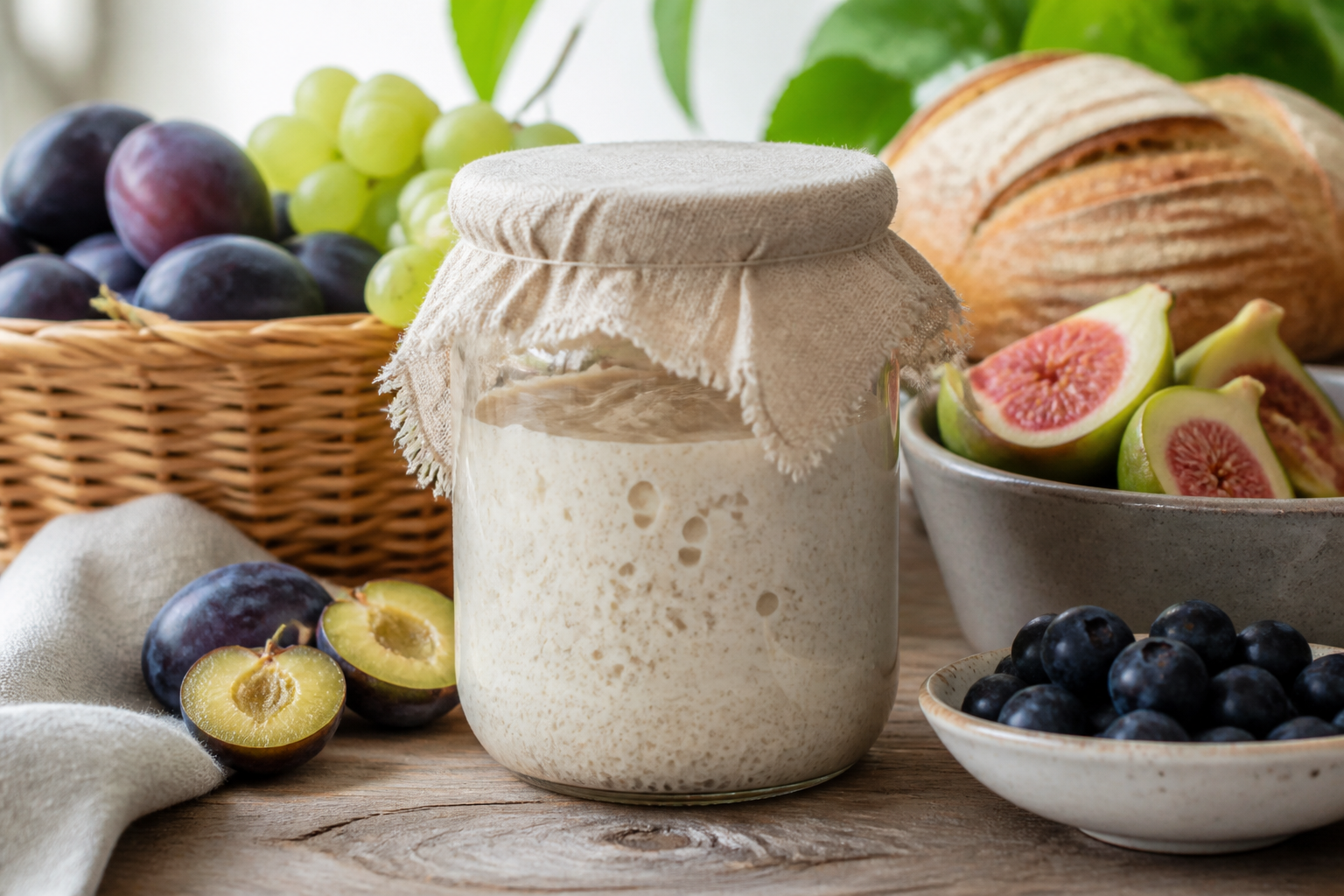 Personalize seu fermento natural levain com frutas locais