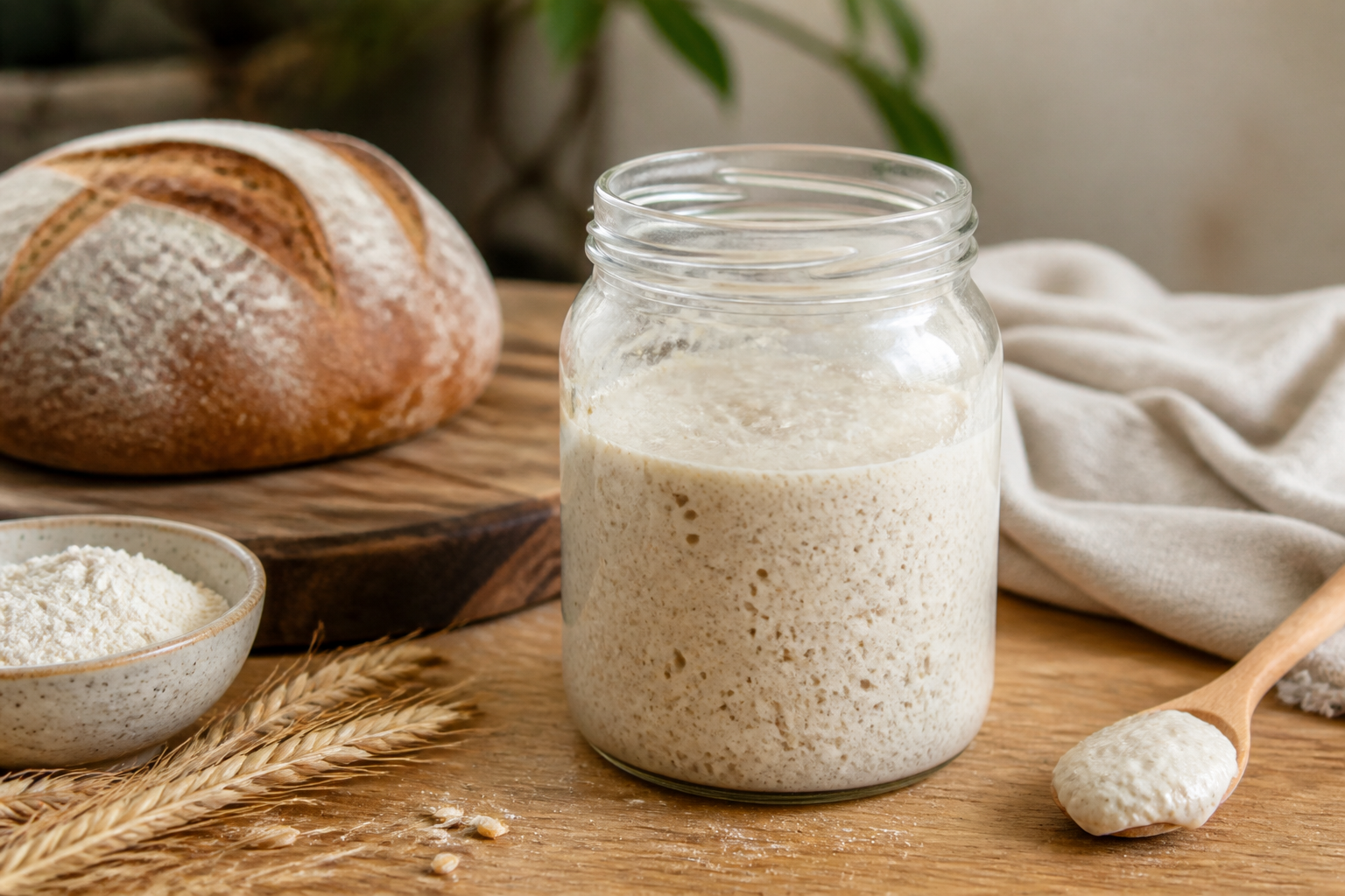 Salve seu fermento natural levain: como recuperar a força